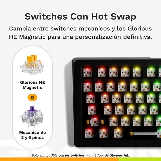 Thumbnail 5 de GLORIOUS GMMK 3 Pro HE Teclado Hall Effect 75%