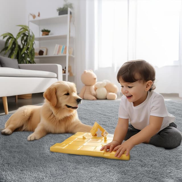 Thumbnail 6 de Sour Lemon Rugs Grey 275x370cm shaggy rug