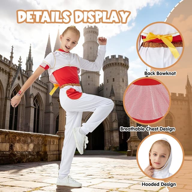 Thumbnail 3 de Disfraz Cheerleader Zombie para niña