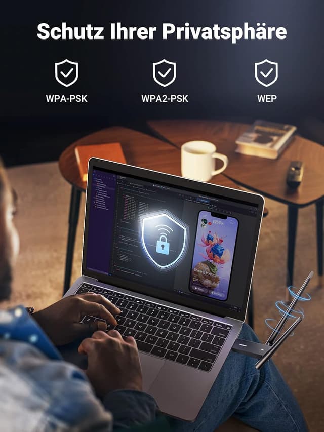 Thumbnail 6 de UGREEN AC1300 WLAN Adapter für PC