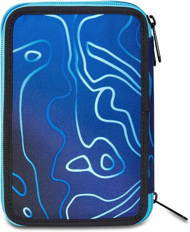 Thumbnail 6 de Federmäppchen mit 3 Fächern 45-teilig, blau