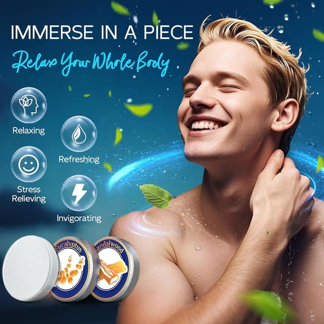 Thumbnail 4 de Shower Steamers for Men Aromatherapy