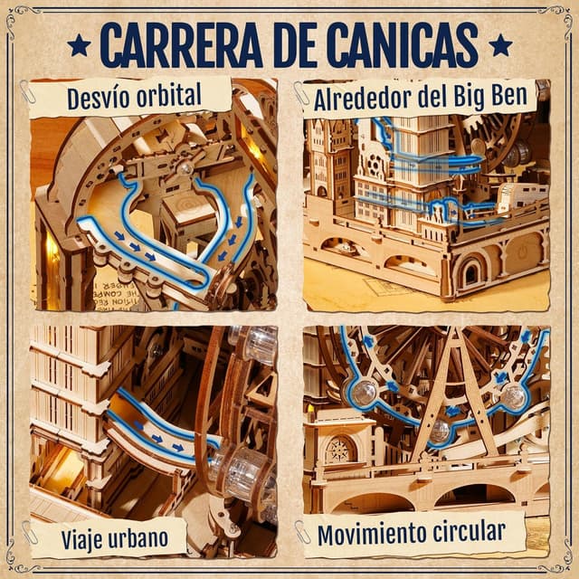 Thumbnail 2 de ROKR Marble Travel London Puzzle de Canicas 3D