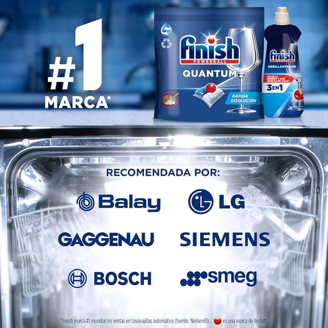 Thumbnail 6 de Finish Power All in 1 104 pastillas para lavavajillas