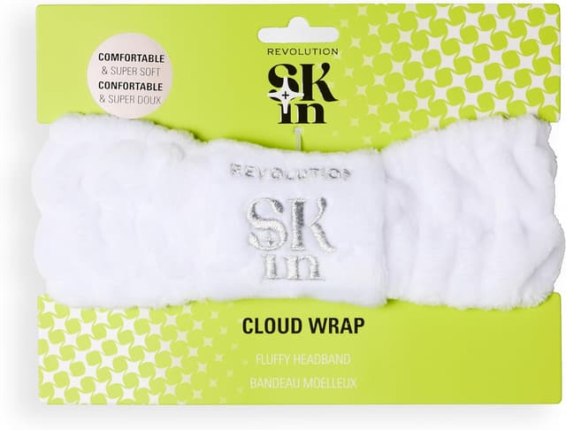 Imagen de Revolution Skin Microfibre Skincare Headband fascia viso bianca per skincare 🎀 en OfertitasTOP