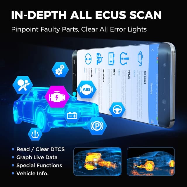 Detalle 1 de Autel AP200 Bluetooth OBD2 scanner for diagnostics