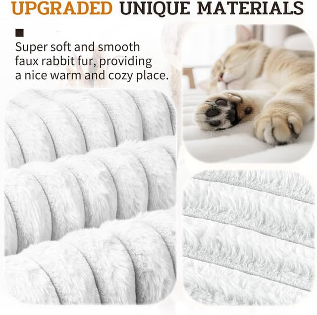 Detalle 2 de NWK Fluffy self warming cat mat 86cm