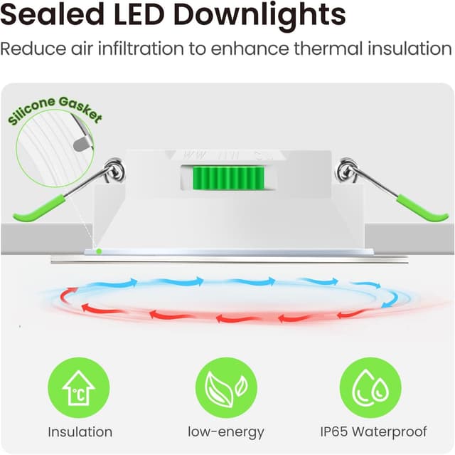 Thumbnail 5 de ALUSSO LED Einbaustrahler 230V 7W Dimmbar IP65 6er Set