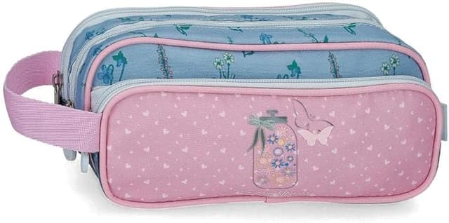 Imagen de Enso We Love Flowers Estuche Triple Rosa 🌸 22x10x9 cm en OfertitasTOP