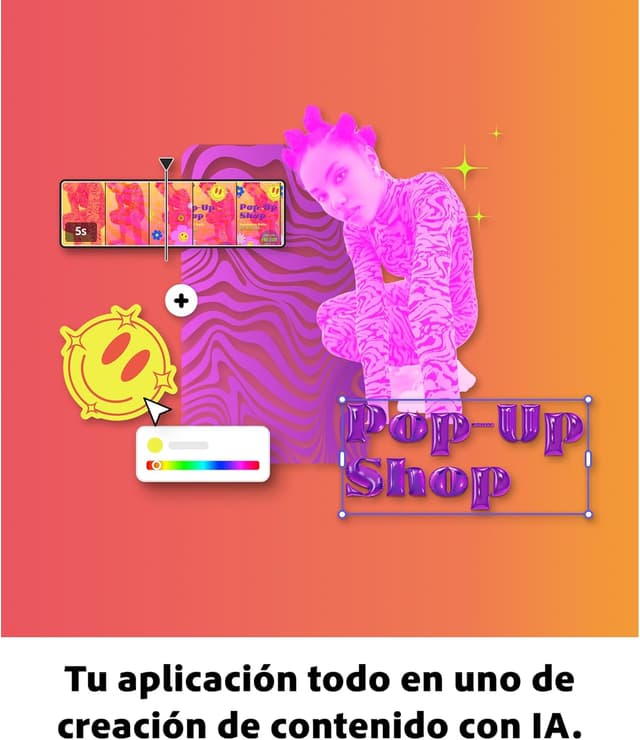 Thumbnail 5 de Adobe Express Premium 1 año, Web y App 📱, 100 GB Digital