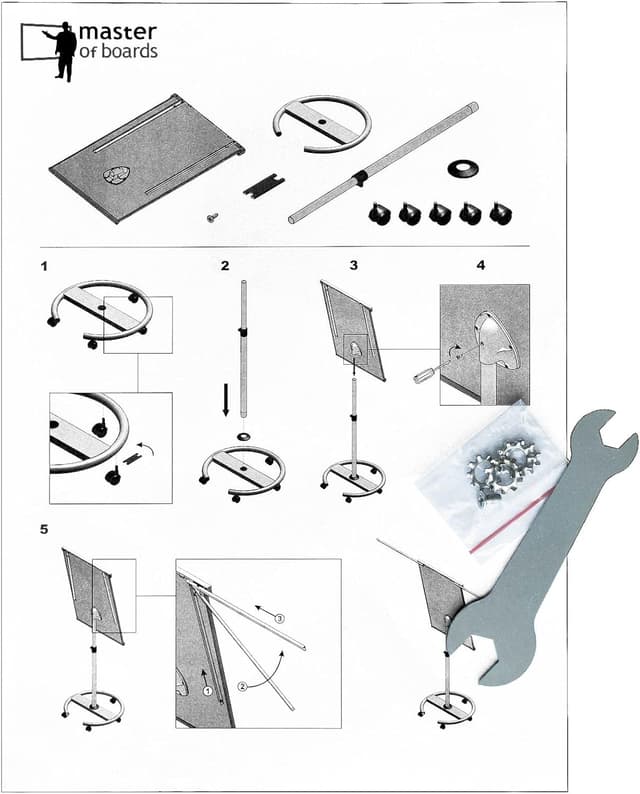Thumbnail 5 de MOB Flipchart Ständer 73x105 cm 📋