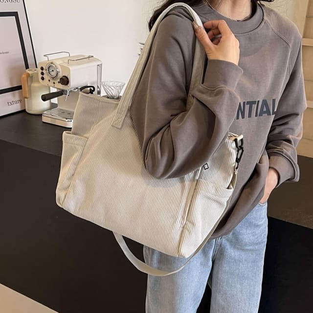 Detalle 2 de Aucuu Sac à Main Velours 44 cm