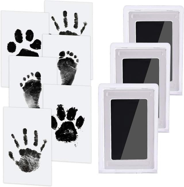 Detalle de Nabance Baby Handprint Kit 6 keepsake cards