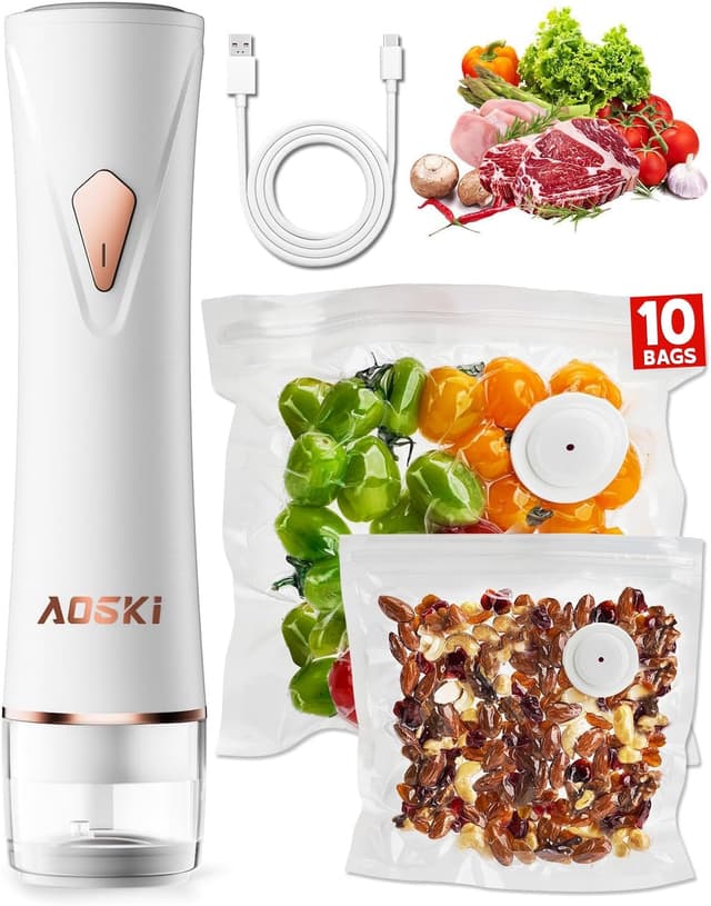 Detalle de Compact Vacuum Sealer Handheld Vacuum Sealer for Food