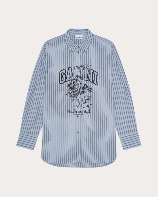Imagen de Ganni Camisa de algodón en OfertitasTOP