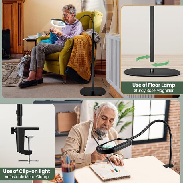 Thumbnail 5 de Veemagni 10X Rectangular Magnifier with Light