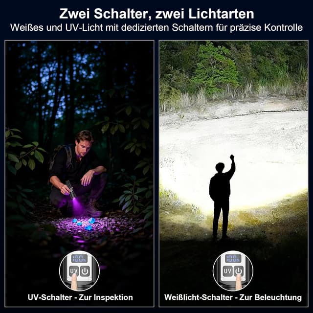 Detalle 2 de Shadowhawk S1929 Taschenlampe 500000 Lumen