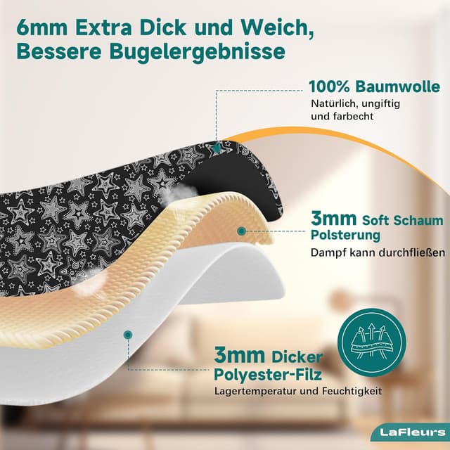 Thumbnail 2 de LaFleurs Bügelbrettbezug 120x40 cm