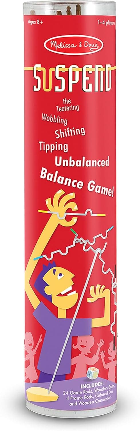 Detalle 2 de Melissa & Doug Suspend – jeu d’équilibre et d’adresse (24 pièces) pour enfants