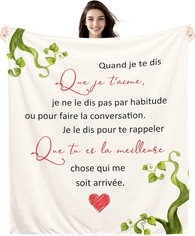 Detalle de Couverture romantique 150 x 130 cm