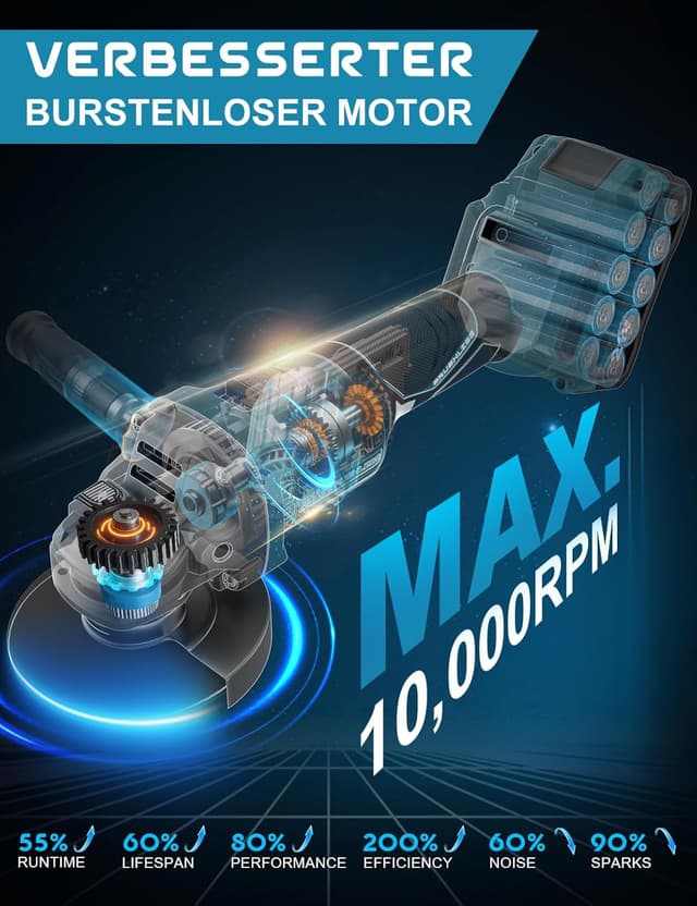 Thumbnail 1 de DURFICST DAG310 smerigliatrice 125 mm