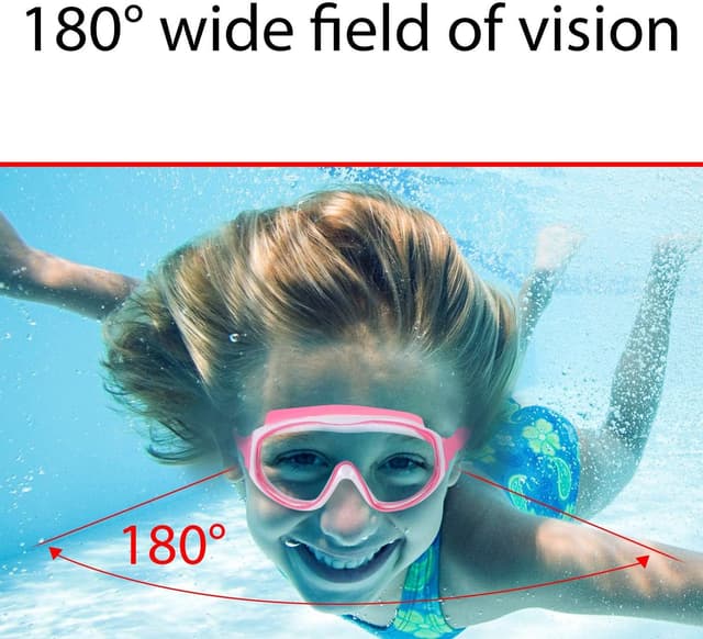 Detalle 2 de Yizerel 2 Pack Kids Swim Goggles (Ages 3–15) – Wide Vision, Anti-Fog, UV Protected