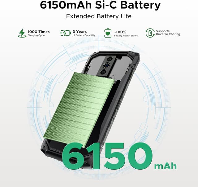 Thumbnail 2 de DOOGEE Blade10 Energy Rugged Smartphone 6150mAh