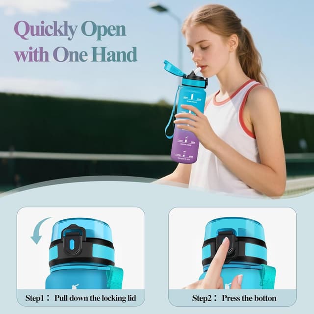 Thumbnail 2 de Motswedi Gourde Sport 1000ml sans BPA