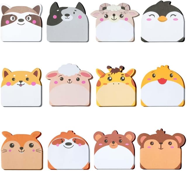 Detalle de OFFCUP Notas adhesivas animales 720 hojas