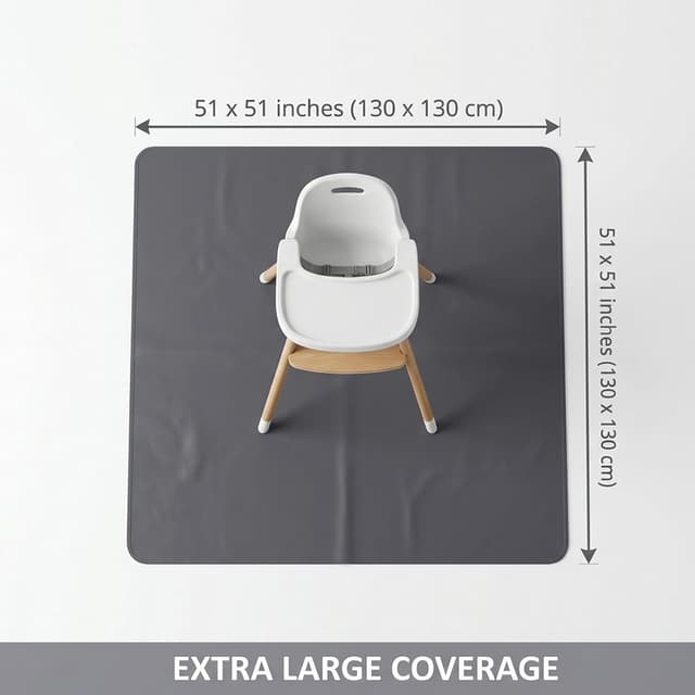 Detalle de 51 inch splash mat for high chair