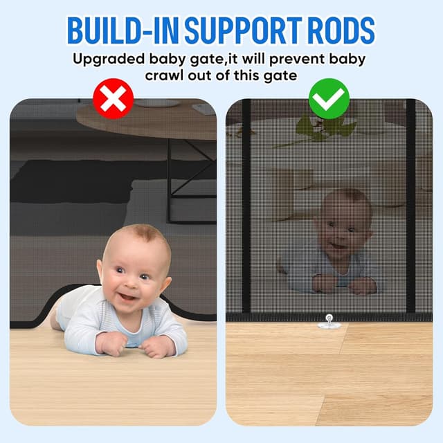 Detalle 2 de MYPIN Barrière de Sécurité Rétractable 254 cm