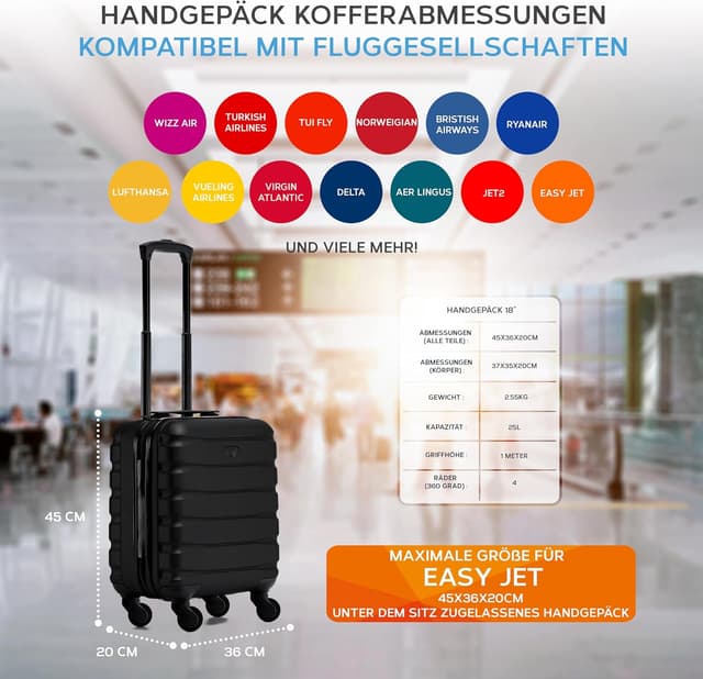 Detalle 1 de Flight Knight Handgepäck 45x36x20 cm