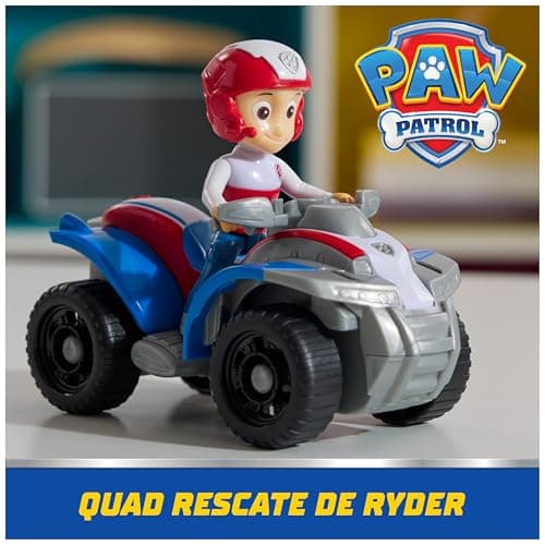 Detalle de Paw Patrol Patrulla Canina Quad de Rescate de Ryder y figura juguete