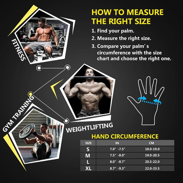 Thumbnail 5 de ihuan Ventilated Weight Lifting Gloves with Wrist Wraps