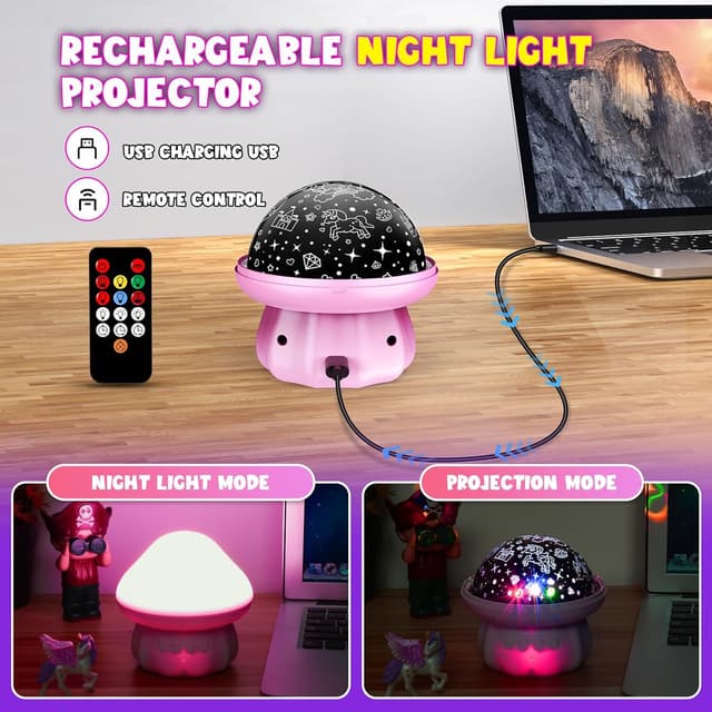 Thumbnail 6 de Hapikids Baby Night Light Projector 360°