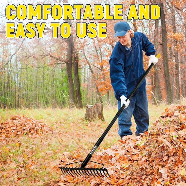 Detalle de BlumeTrec Bow Rake 172cm adjustable handle