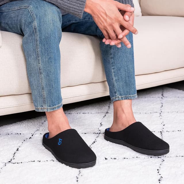 Thumbnail 1 de VeraCosy Chaussons mémoire forme homme bicolore