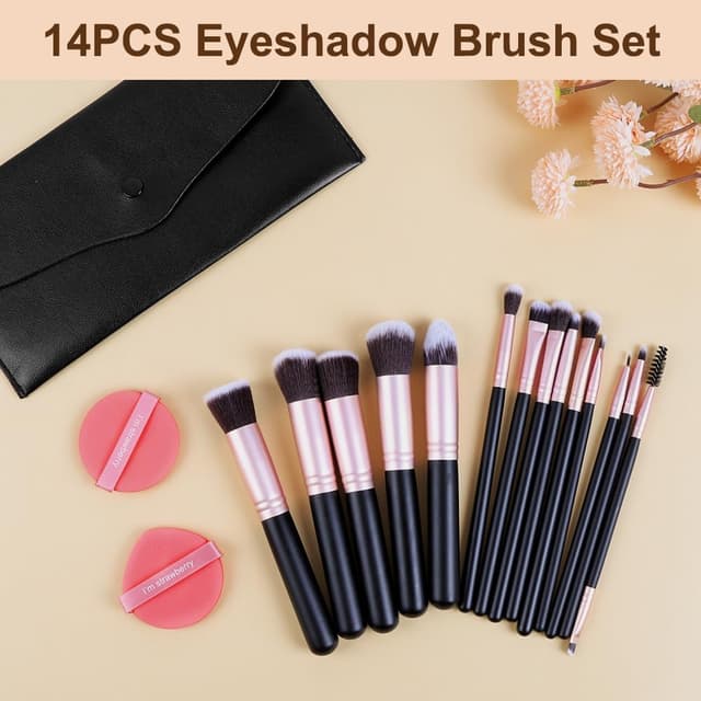 Thumbnail 4 de Flintronic Pinceaux 14 pièces pour maquillage 🎨