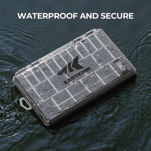 Detalle 2 de KastKing HyperSeal Waterproof Tackle Box (3600/3700) with Removable Dividers