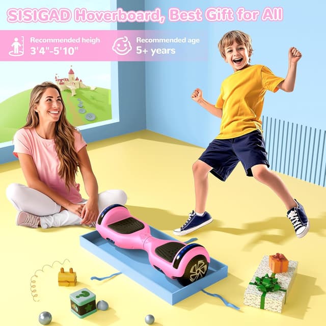 Detalle de SISIGAD Hoverboard 6.5 pulgadas Self Balancing