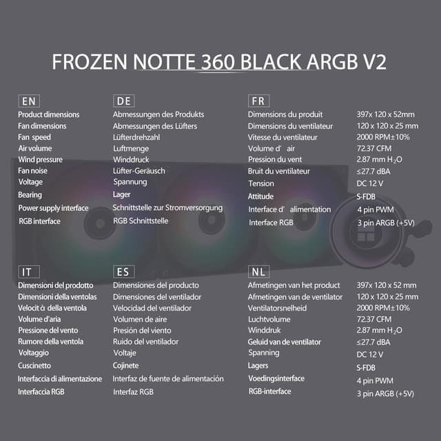 Thumbnail 6 de TR-Thermalright Frozen Notte 360 ARGB V2 360mm