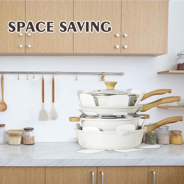 Thumbnail 6 de SENSARTE Ceramic Cookware Set 13-Piece