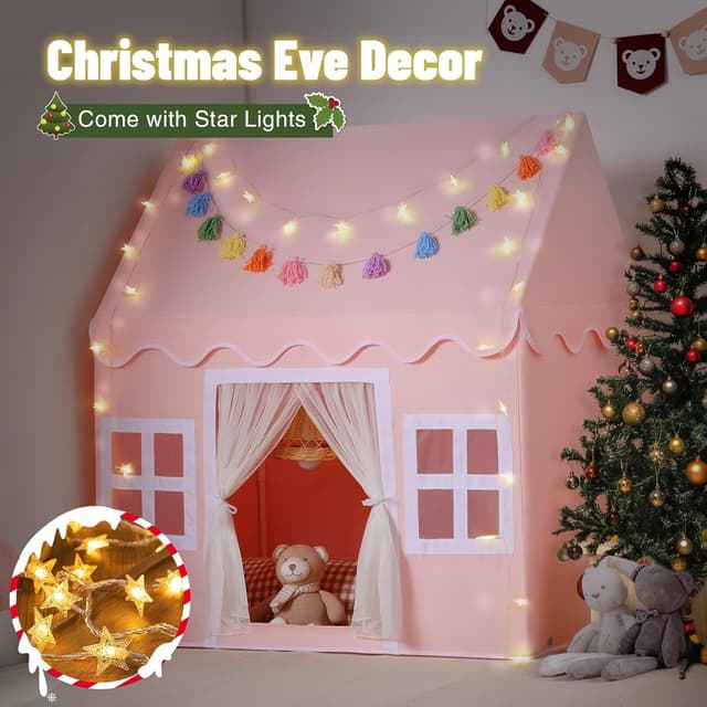 Thumbnail 5 de Senodeer Kids Play Tent with Star Lights 🎪