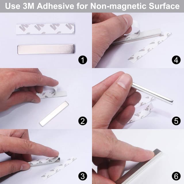 Thumbnail 4 de Yizhet aimants néodyme 60x10x3 mm 10 pièces