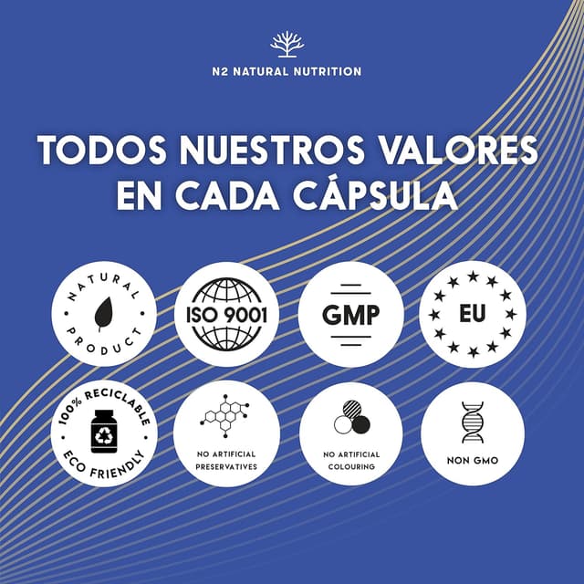 Thumbnail 6 de N2 Natural Nutrition L-Carnitina 2000mg 💪 150 cápsulas