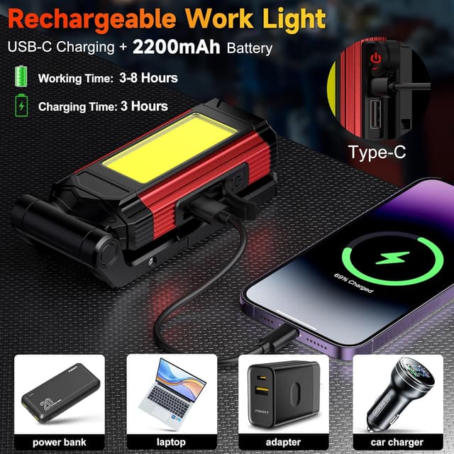 Thumbnail 5 de Lampes LED Rechargeables Baladeuses 1000 lm