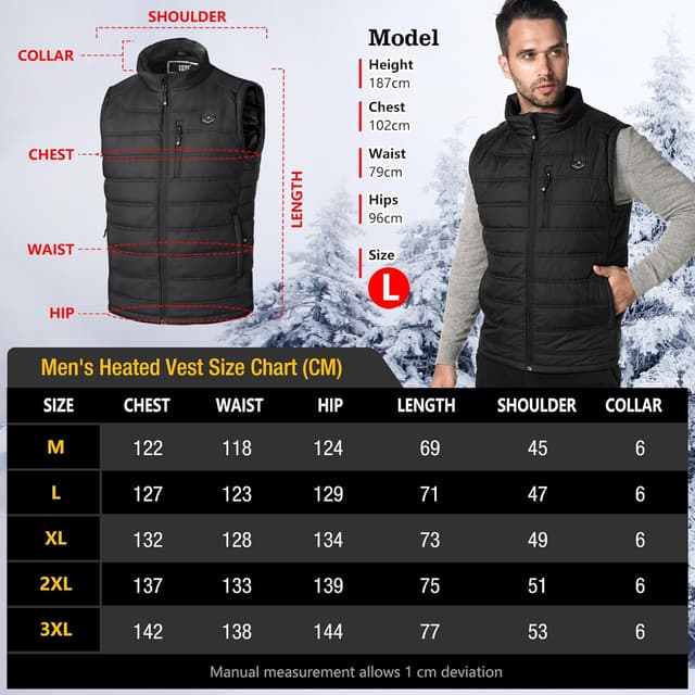 Thumbnail 5 de COREEDGE Beheizbare Weste 10000mAh