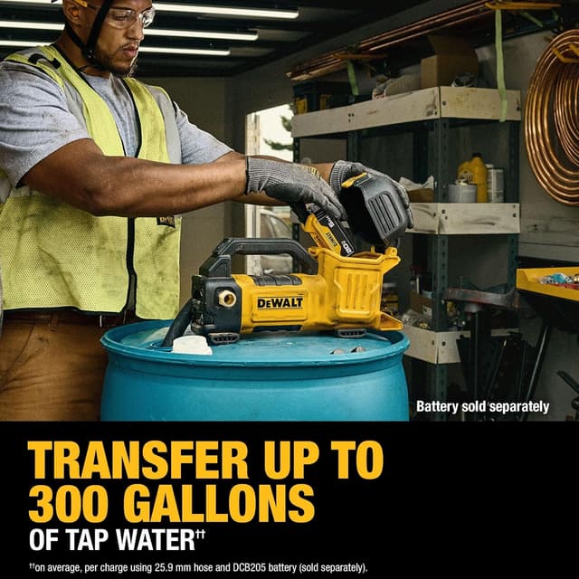 Detalle 2 de DEWALT DCE050B 20V MAX Transfer Pump (10 GPM) – Bare Tool Only
