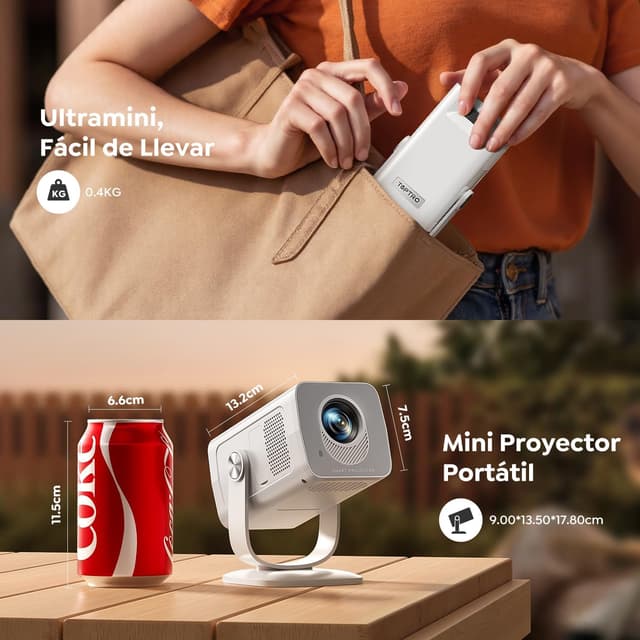 Detalle 2 de TOPTRO TP2 Proyector 4K