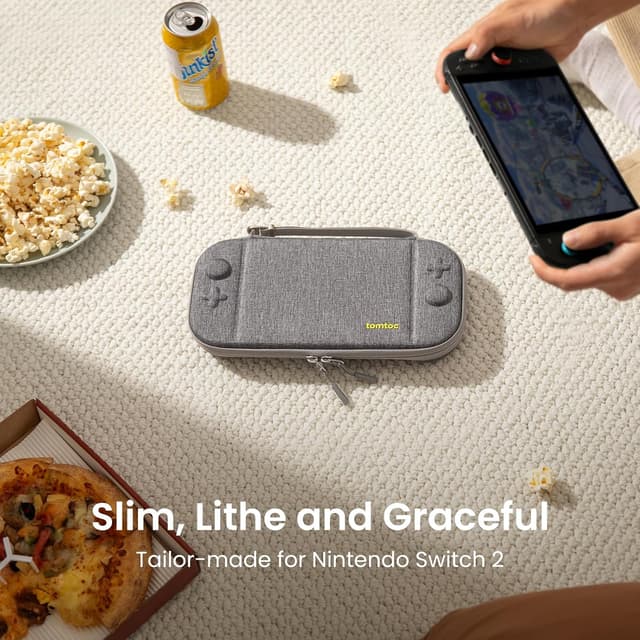 Detalle 2 de tomtoc Slim Carrying Case for Nintendo Switch 2 12-slot